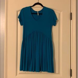Turquoise Babydoll Dress